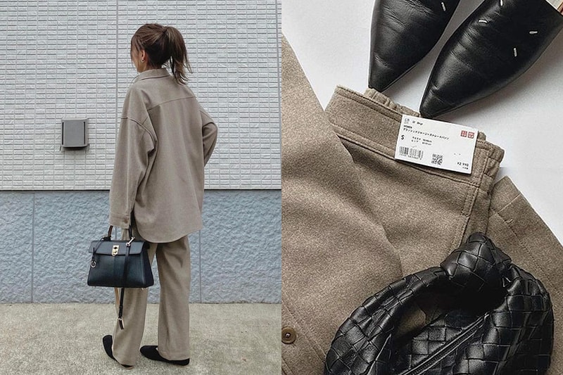 UNIQLO 2021fw shirt jacket set
