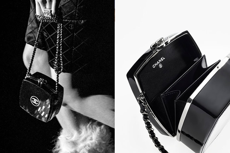 chanel 2021fw handbags clutch with chain