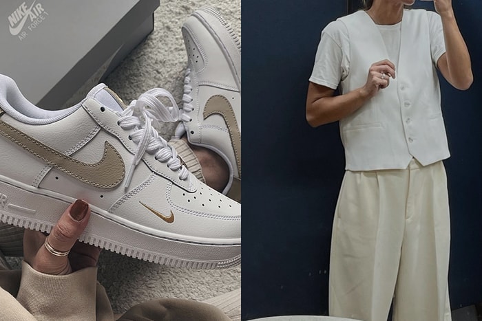 一雙難搶:Nike Air Force 1 奶茶色 Swoosh,被稱本季最迷人配色!