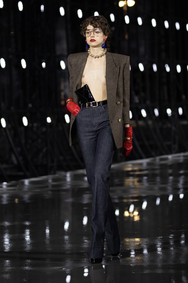 saint laurent pfw paloma picasso 2022 ss runway looks