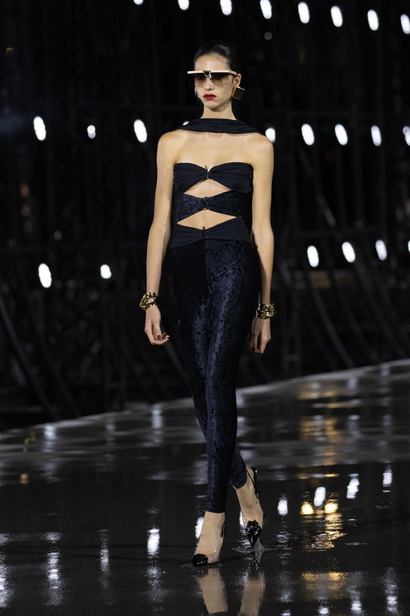 saint laurent pfw paloma picasso 2022 ss runway looks