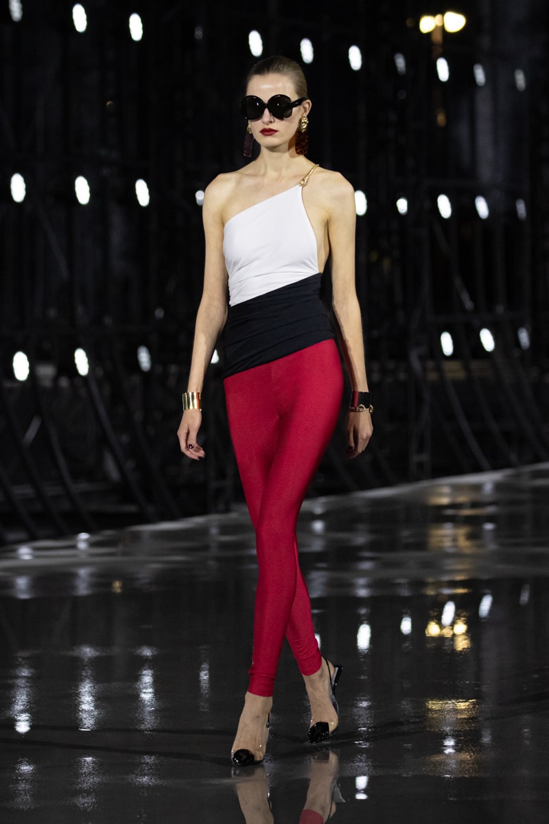 saint laurent pfw paloma picasso 2022 ss runway looks