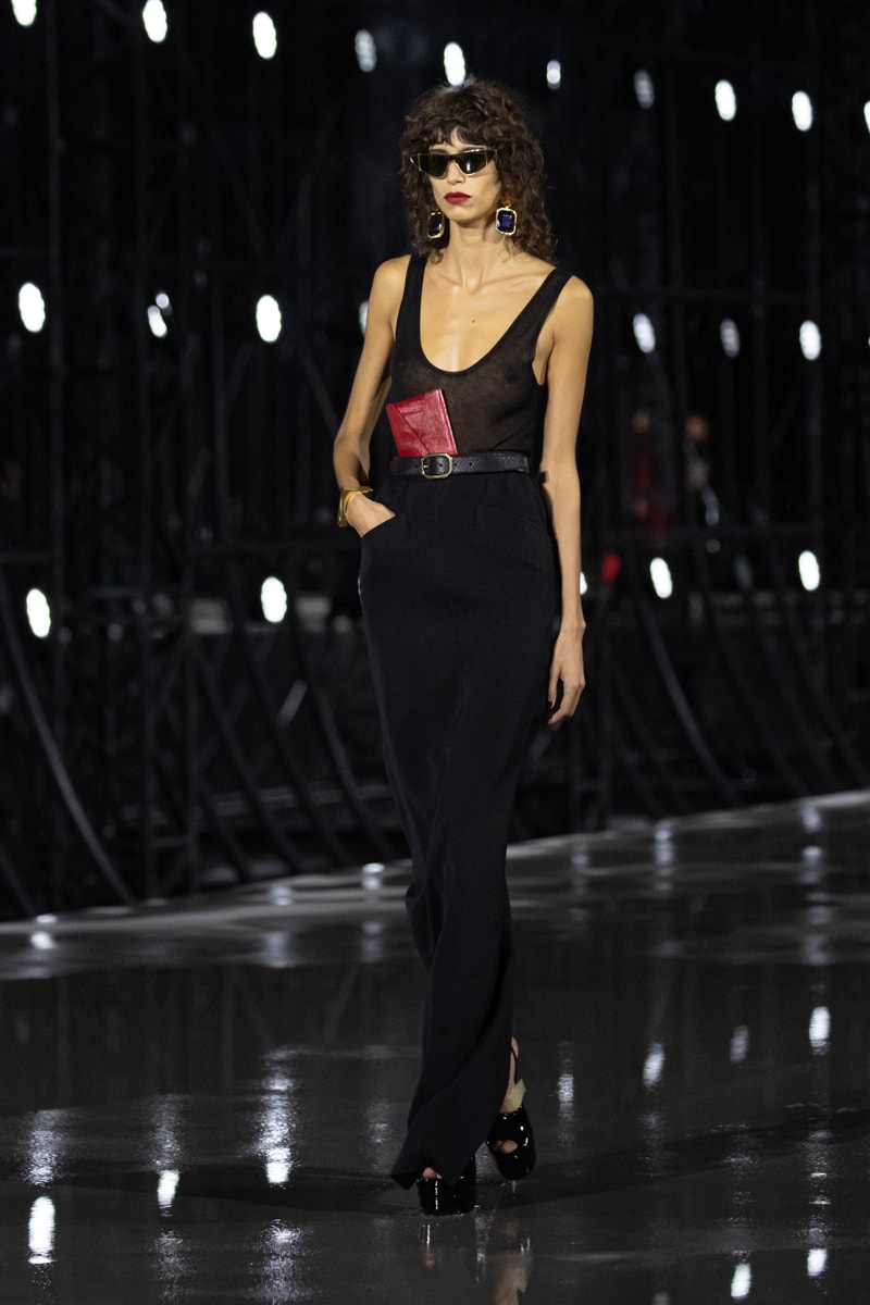 saint laurent pfw paloma picasso 2022 ss runway looks