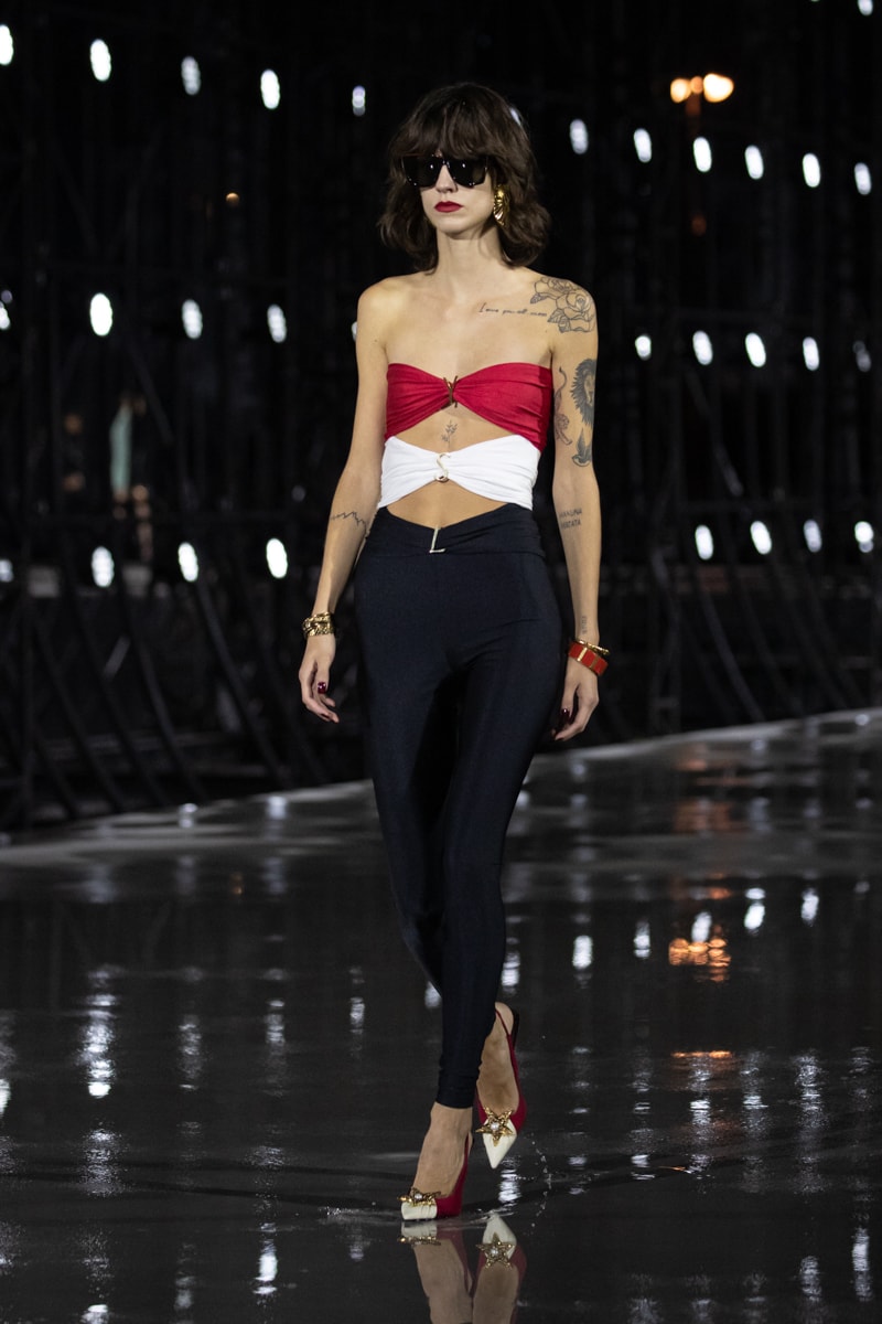 saint laurent pfw paloma picasso 2022 ss runway looks