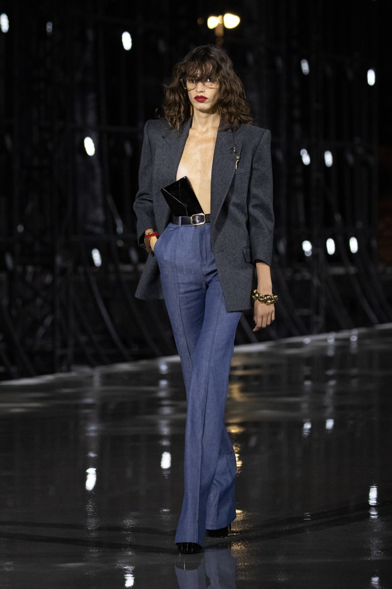 saint laurent pfw paloma picasso 2022 ss runway looks