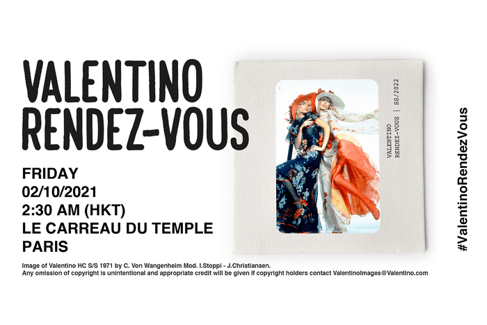 PFW:優雅奢華的象徵!Valentino Rendez-Vous 2022 春夏時裝秀即將登場