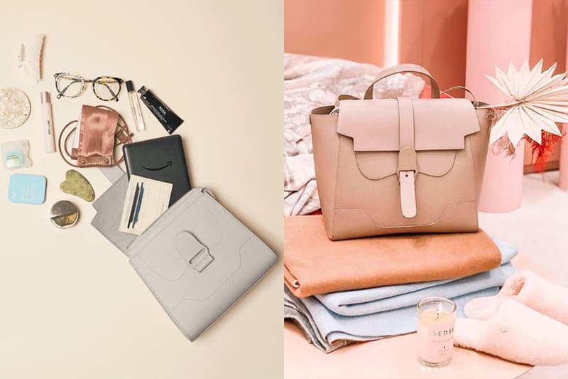 the bee club giveaway Senreve indie brand leather handbag Mini Alunna