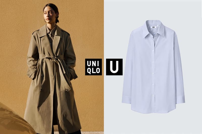 uniqlo u 2021 FW COTTON LONG SLEEVE LONG SHIRT