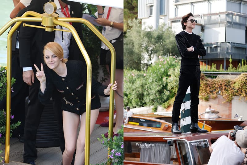 venice film kristen stewart anya Timothée Maggie Gyllenhaal Benedict Cumberbatch 2021 behind scene