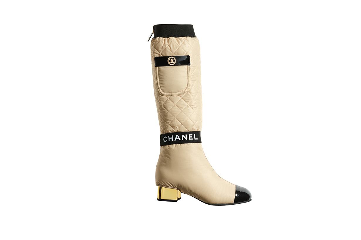 Chanel 2021fw boots two tone shoes