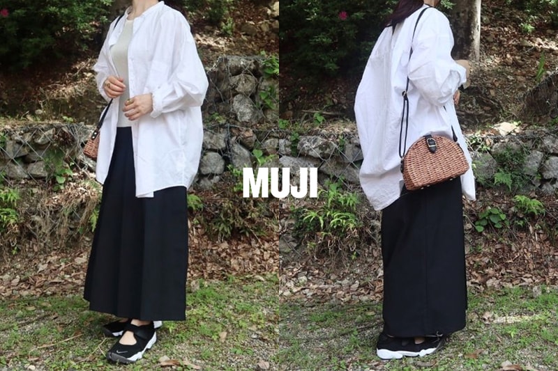 MUJI Easy to dry stretch hakama pants