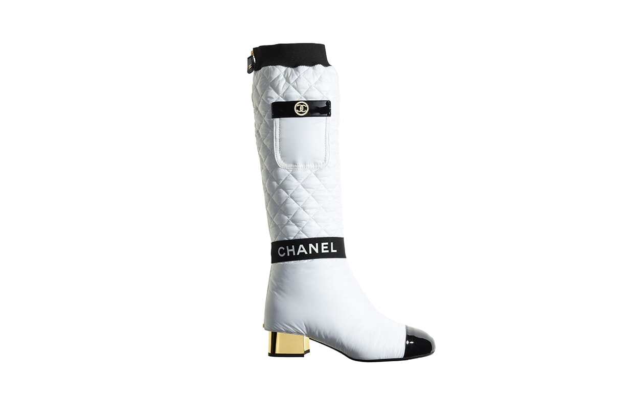 Chanel 2021fw boots two tone shoes