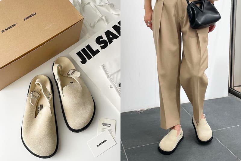 Birkenstock x  Jil Sander+ collaboration shoes japanese girl Korean girl