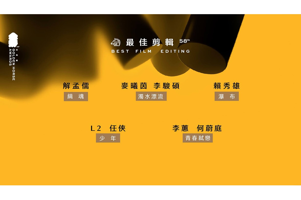 2021 golden horse awards 58th nominations announced