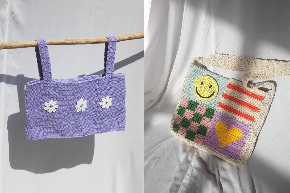 intabrand Handmade Knitted Handbags thailand Indie Brand