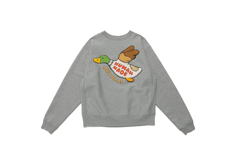 KAWS x Human Made Collaboration Nigo Hoodie Tote Bag Tshirt
