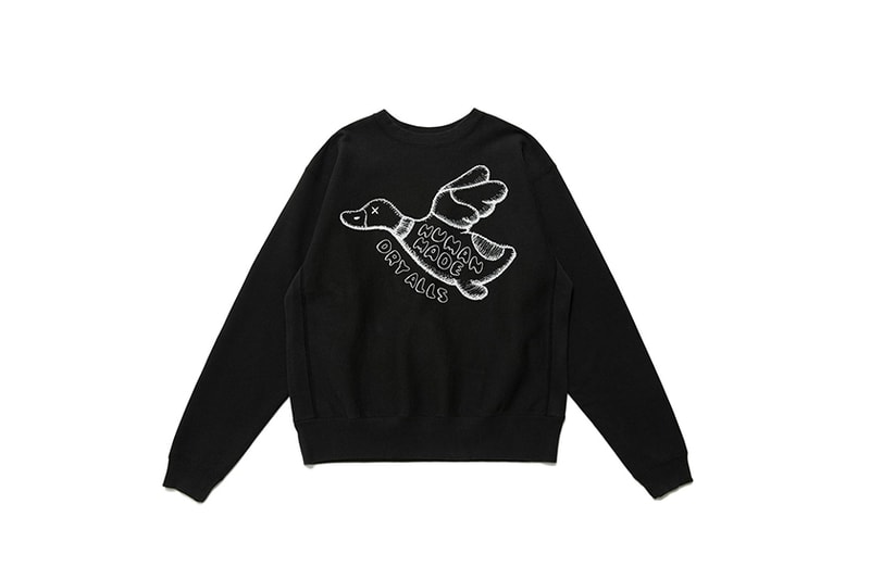 KAWS x Human Made Collaboration Nigo Hoodie Tote Bag Tshirt