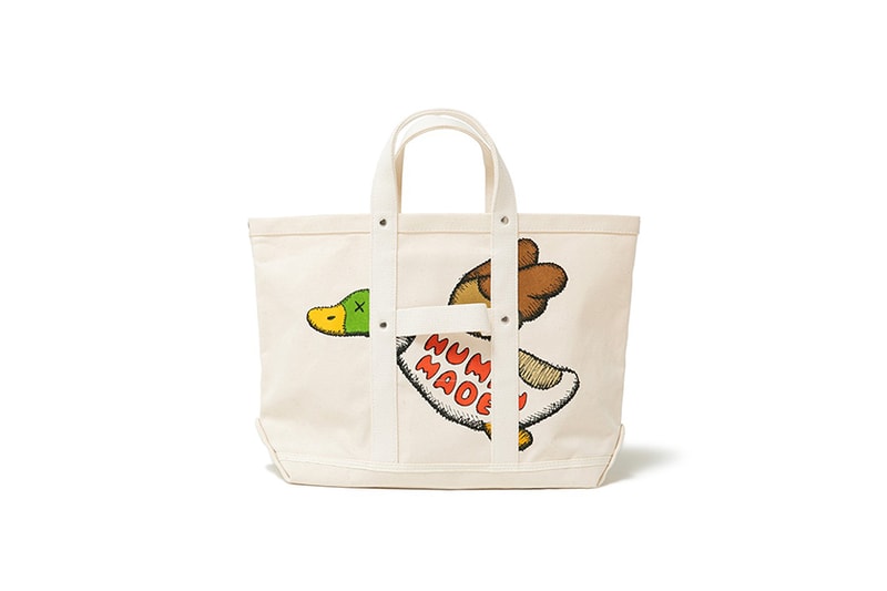 KAWS x Human Made Collaboration Nigo Hoodie Tote Bag Tshirt