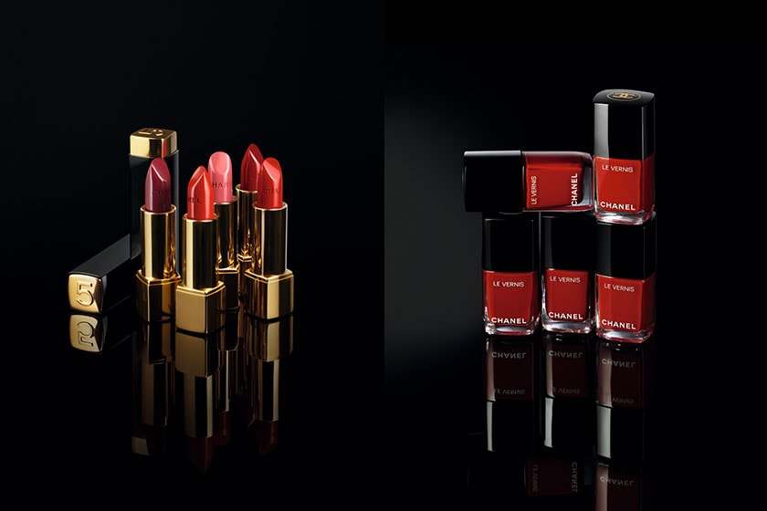 Chanel 2021 Christmas collection N5 Fragrance makeup