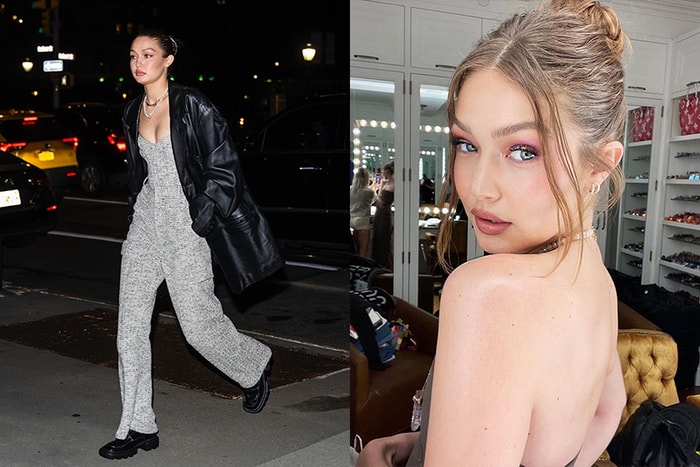 Gigi Hadid 率性秋日穿搭,這雙 Charles & Keith 復古方頭鞋成為關注焦點!