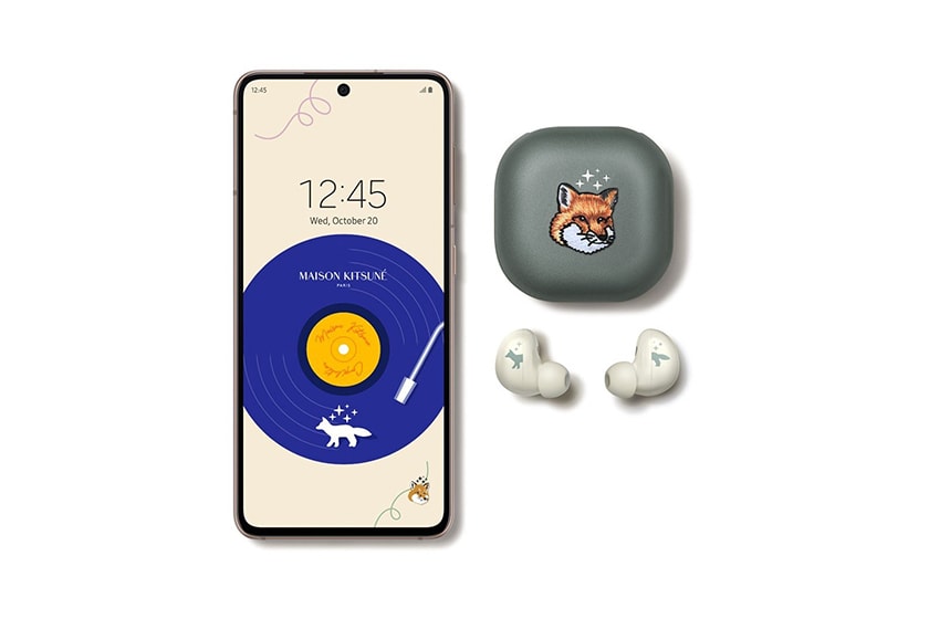 Samsung x Maison Kitsune Galaxy Watch 4 Galaxy Buds 2