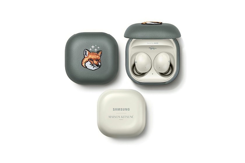 Samsung x Maison Kitsune Galaxy Watch 4 Galaxy Buds 2