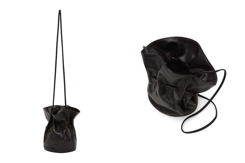 Little Liffner Black Mini Vase Bucket Bag