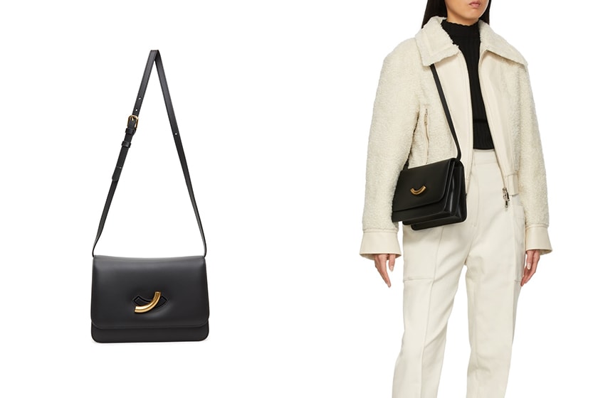 Little Liffner Black Mini Vase Bucket Bag
