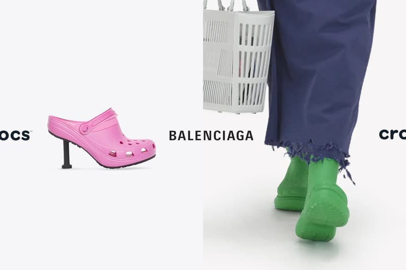 balenciaga crocs 2022 resort realease mule madame boots all