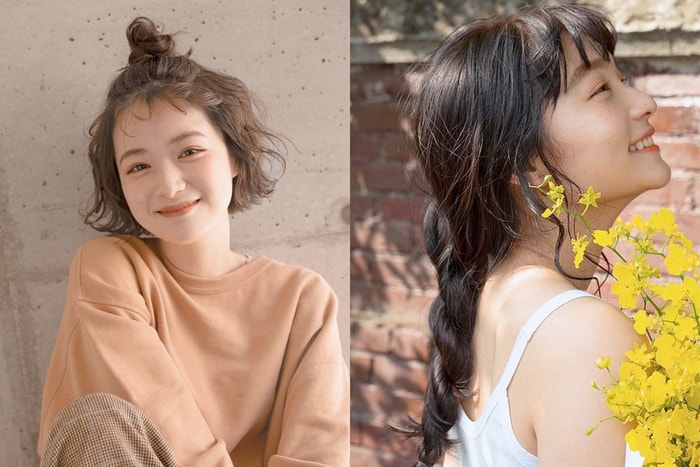 滿滿秋意的半包頭:沒想到不用髮圈,綁起來更有隨性優雅美!