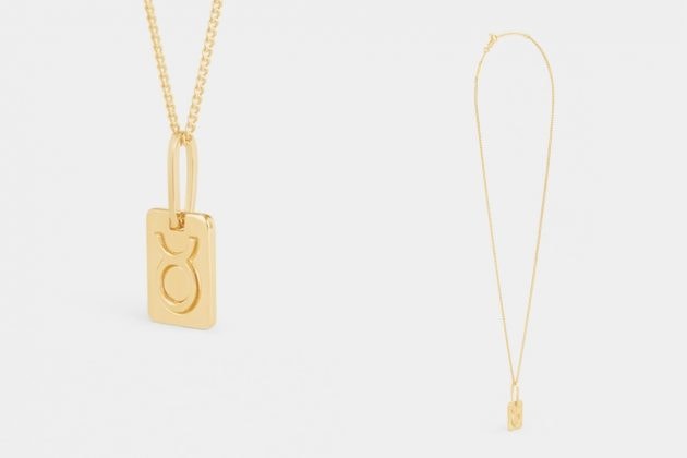 celine ALPHABET ASTROLOGIE necklace gold 