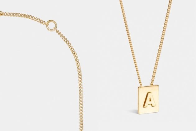 celine ALPHABET ASTROLOGIE necklace gold 