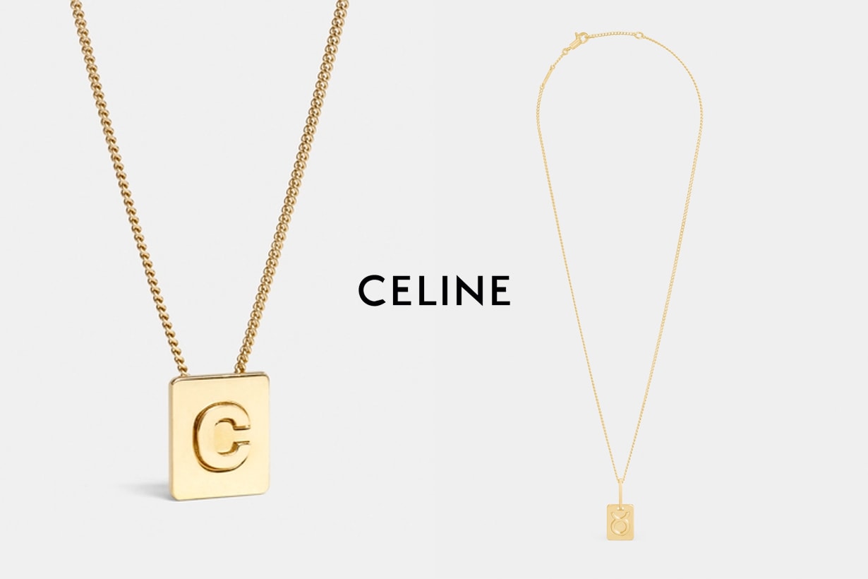 celine ALPHABET ASTROLOGIE necklace gold