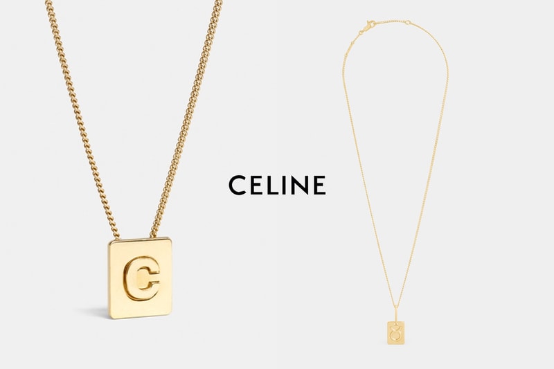 celine ALPHABET ASTROLOGIE necklace gold