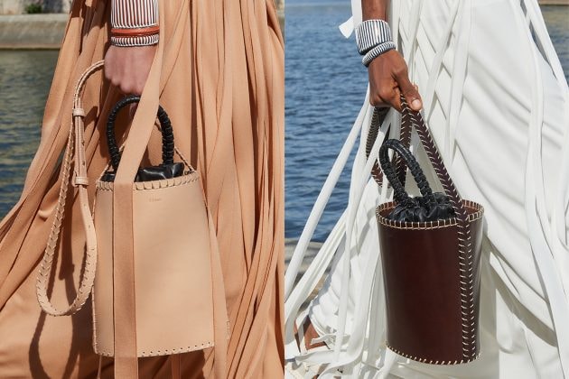Chloe 2022 SS runway gabriela hearst handbags sustainable