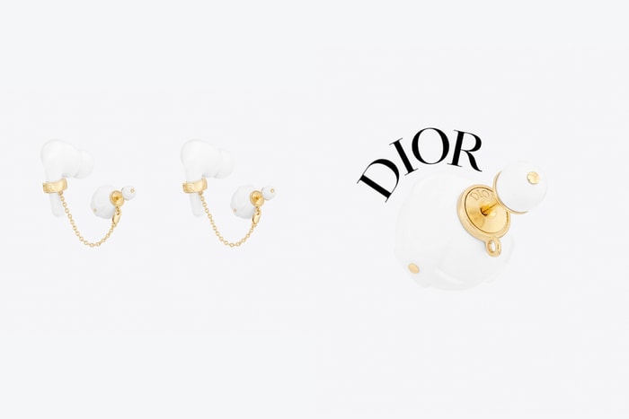Dior 經典珍珠耳環+可拆卸鏈條 = 能配戴 AirPods 的 2 用耳環!
