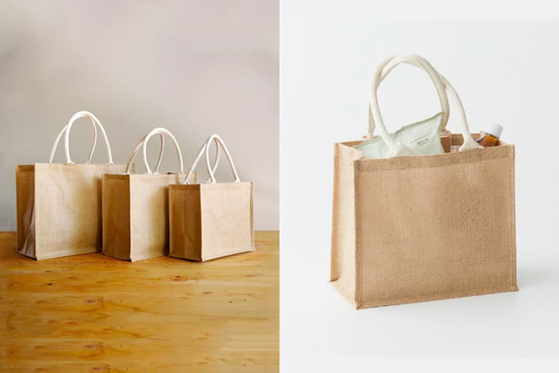 muji jute my bag restock Hong Kong tote bags