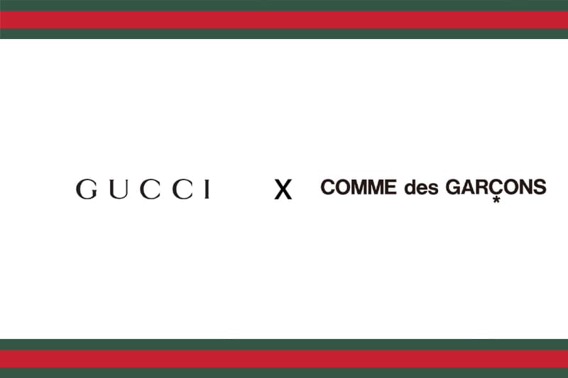 Gucci X COMME des GARÇONS new collaboration will release soon