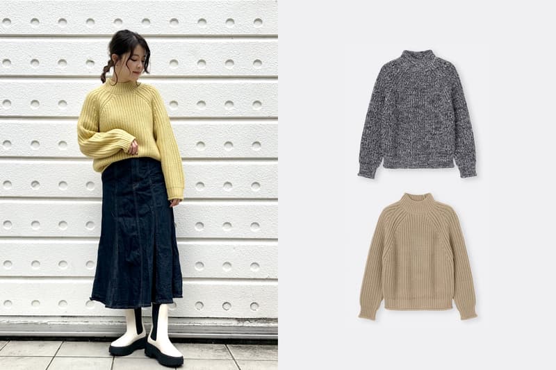 GU knit sweater taiwan color boyish girly