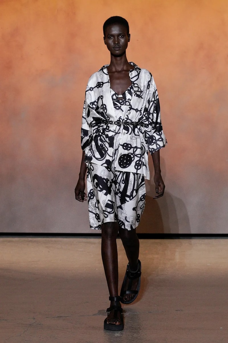 hermes 2022 ss pfw paris runway looks every
