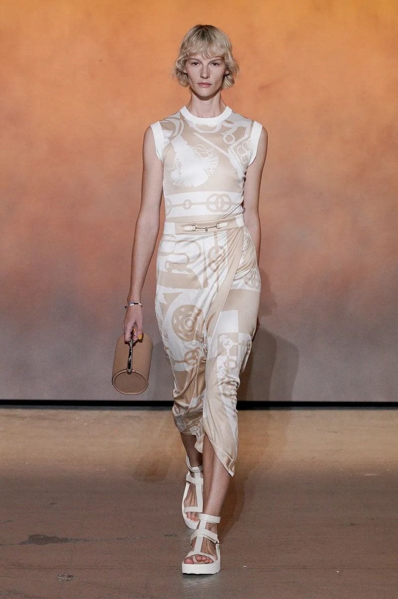 hermes 2022 ss pfw paris runway looks every