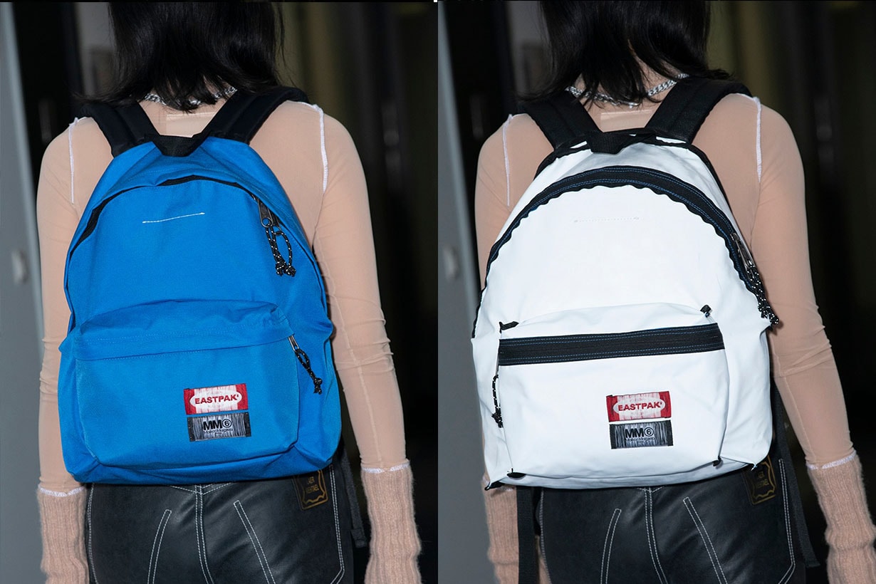 mm6 maison margiela eastpak bag collaboration reverse mode backpacks fall winter collection release