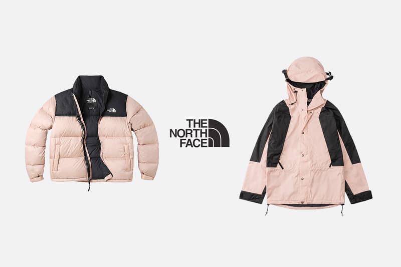 the north face icon nuptse jacket mountain light pink 21 fw