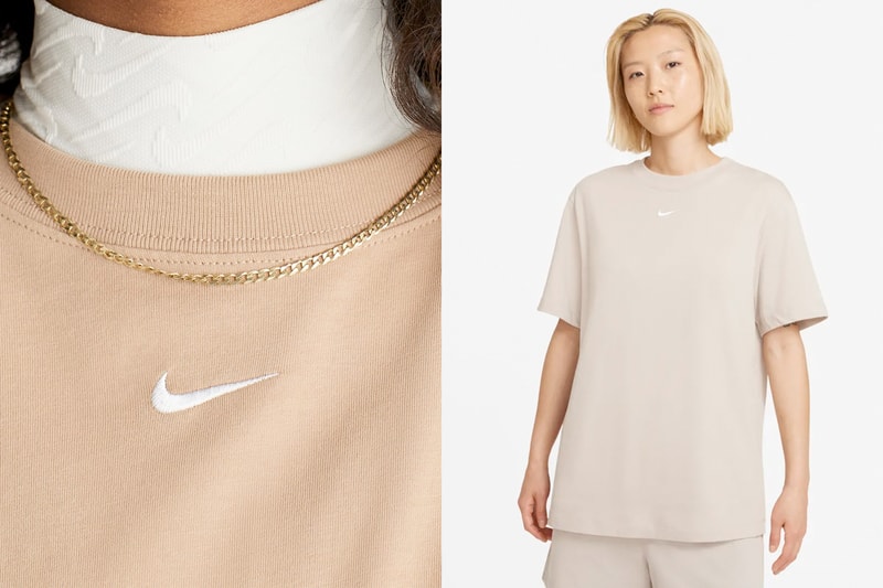 nike t-shirt boyfriend basic swoosh logo classic oversized