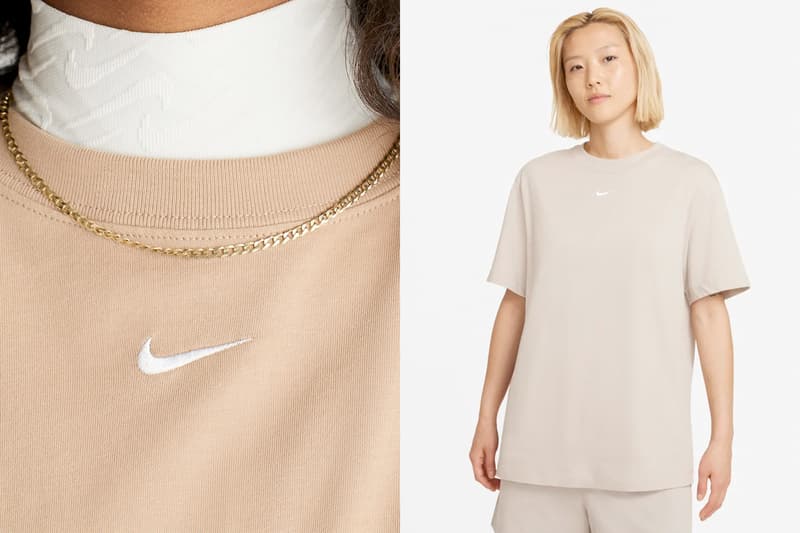 nike t-shirt boyfriend basic swoosh logo classic oversized