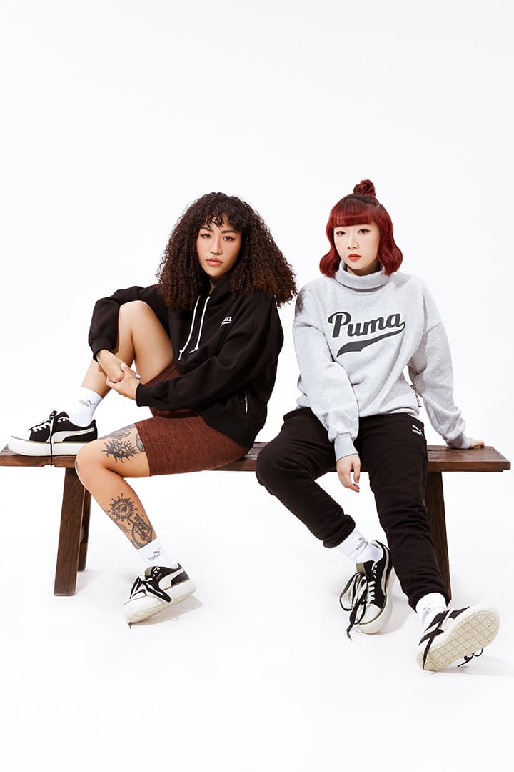 puma fw2021-sweater bomber jacket track pants sneakers