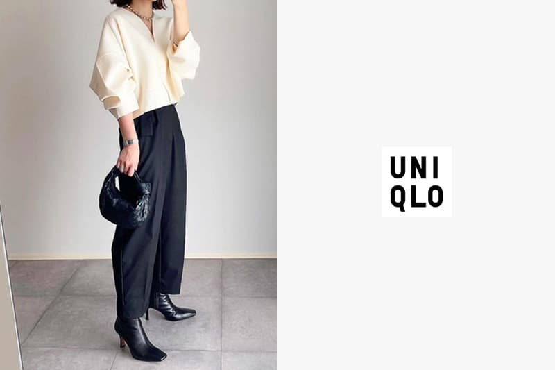 uniqlo u merino blend long sleeve cropped cardigan 2021