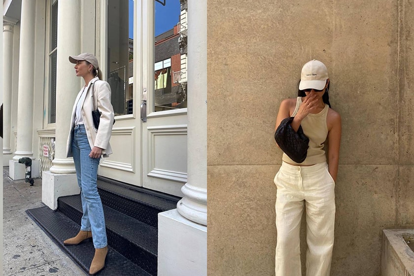 baseball hat outfits 2021fw fashion blogger