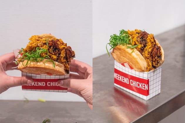 weekend chicken club ivorish toast pop up fried sandwich taichung limited when menu