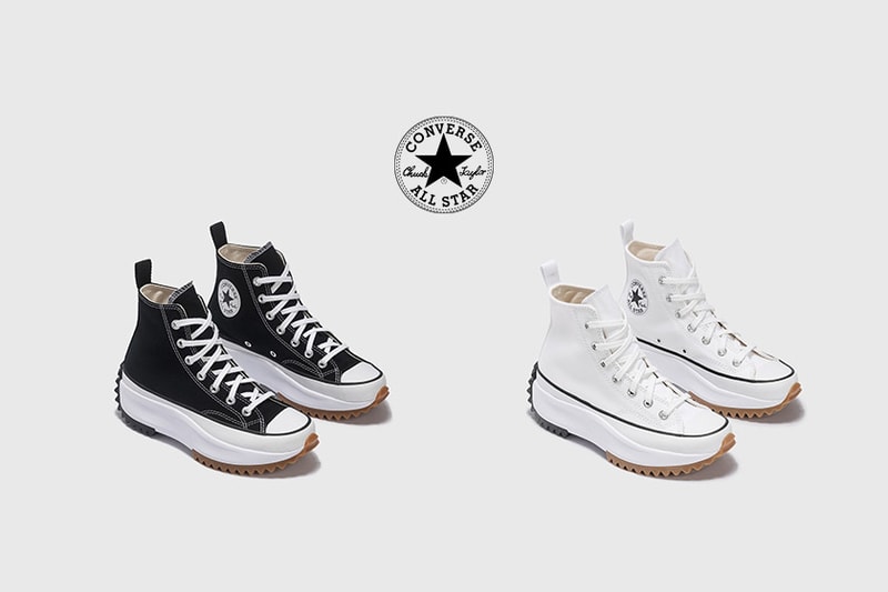 Converse Run Star Hike Black White Sneakers HBX